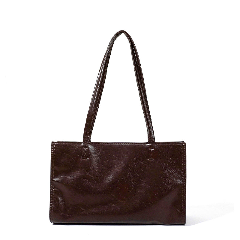 Glossy venti bag_brown