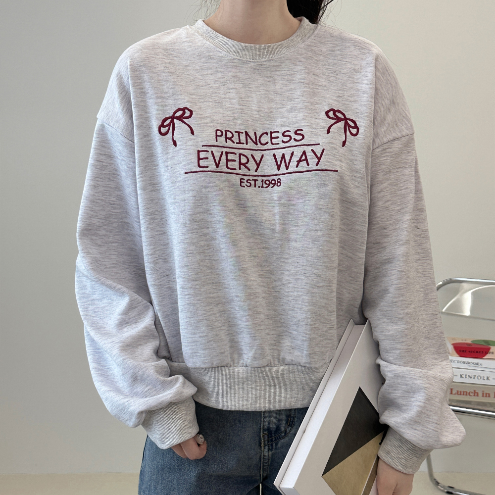 Way embroidered sweatshirt