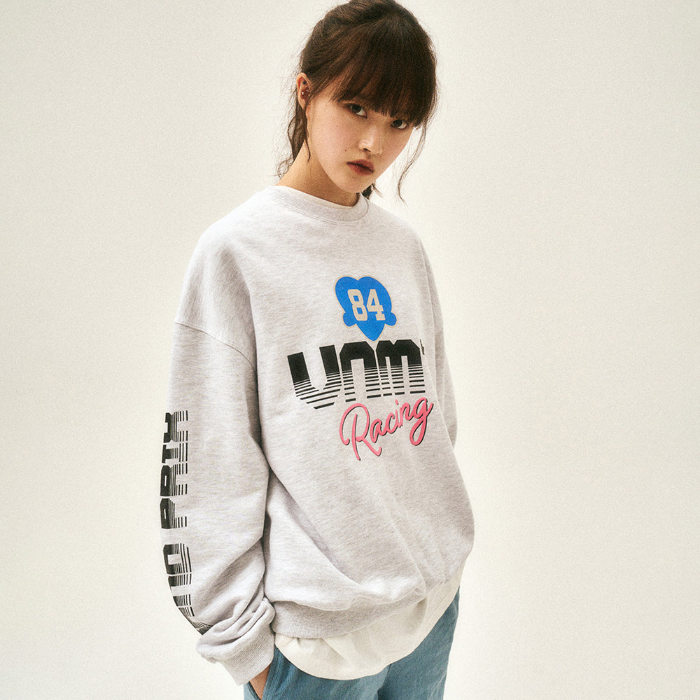 VNMT racing sweatshirt_light gray