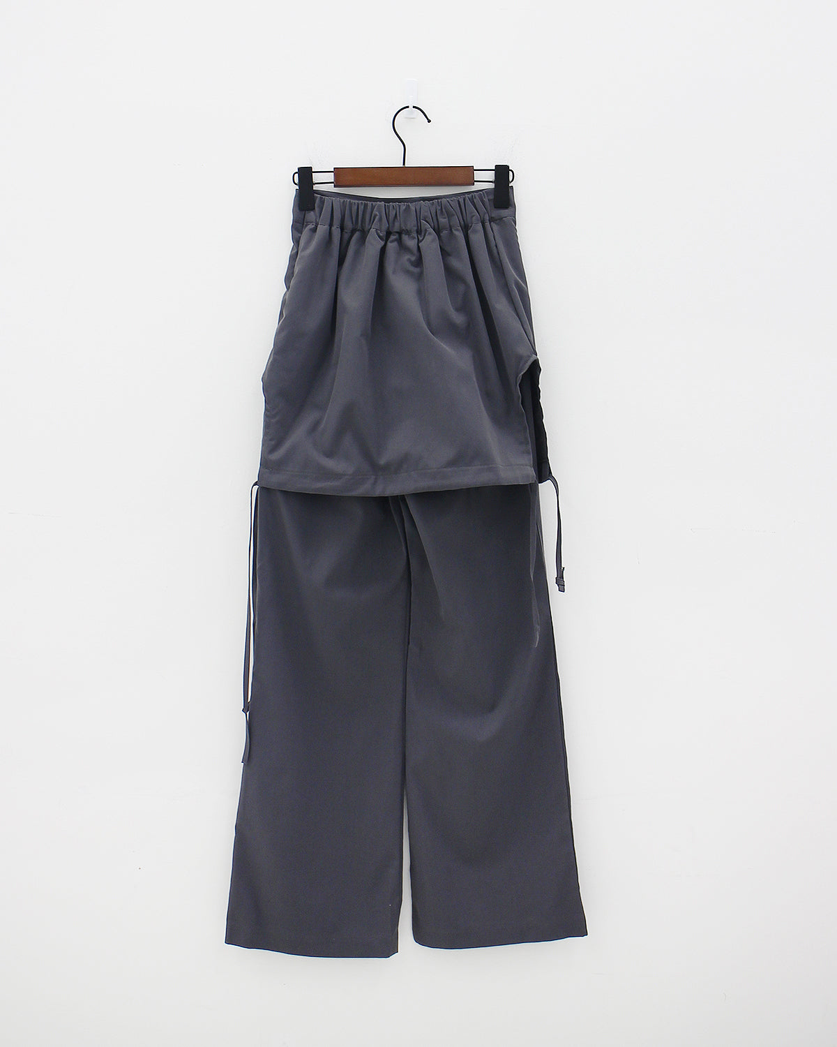 Charcoal Skirt Pants