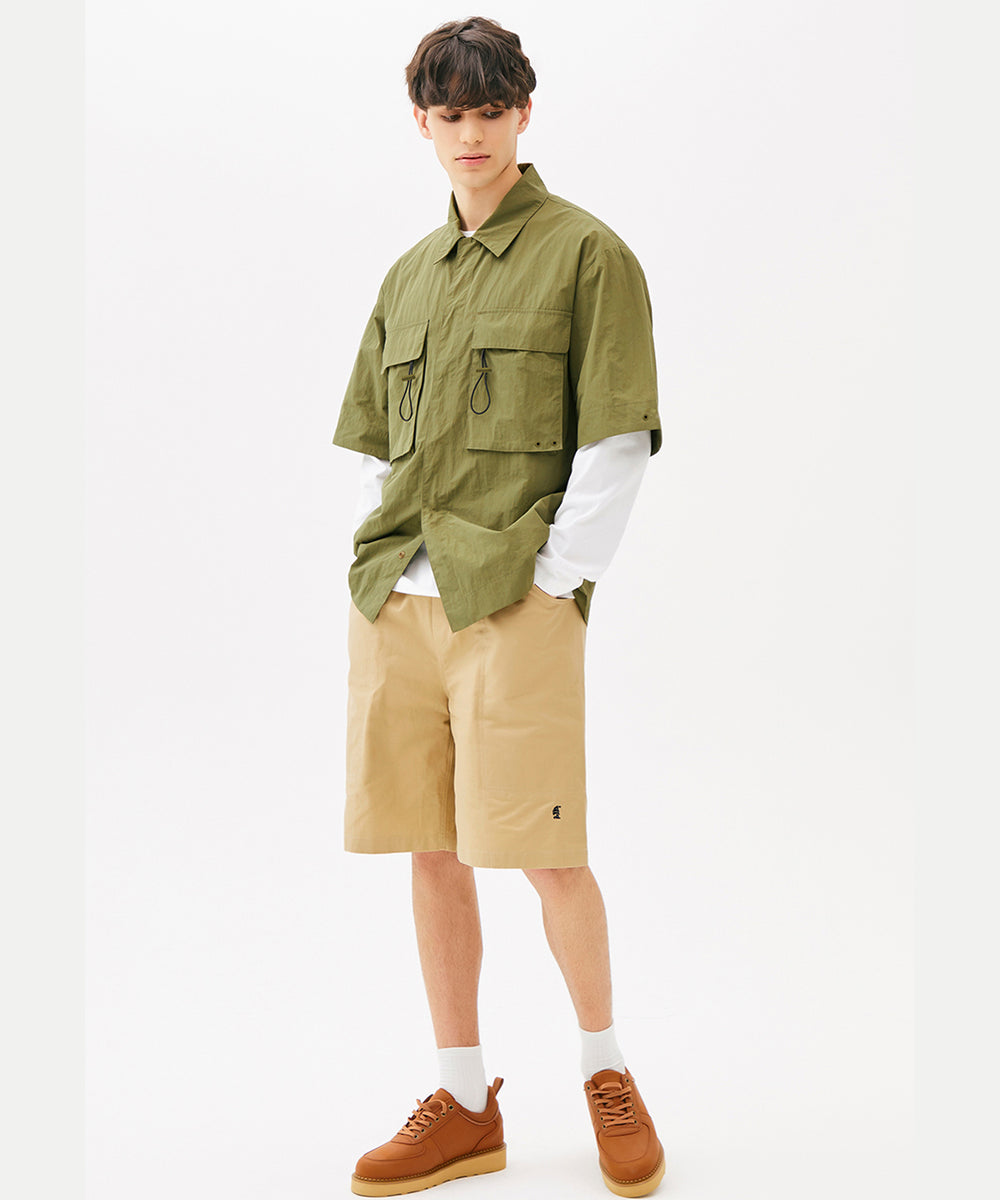 シティボーイボートコットンショーツ/CITYBOY BOAT COTTON SHORTS (BEIGE)