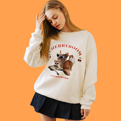 CHERRYBOOM CAT SWEATSHIRT