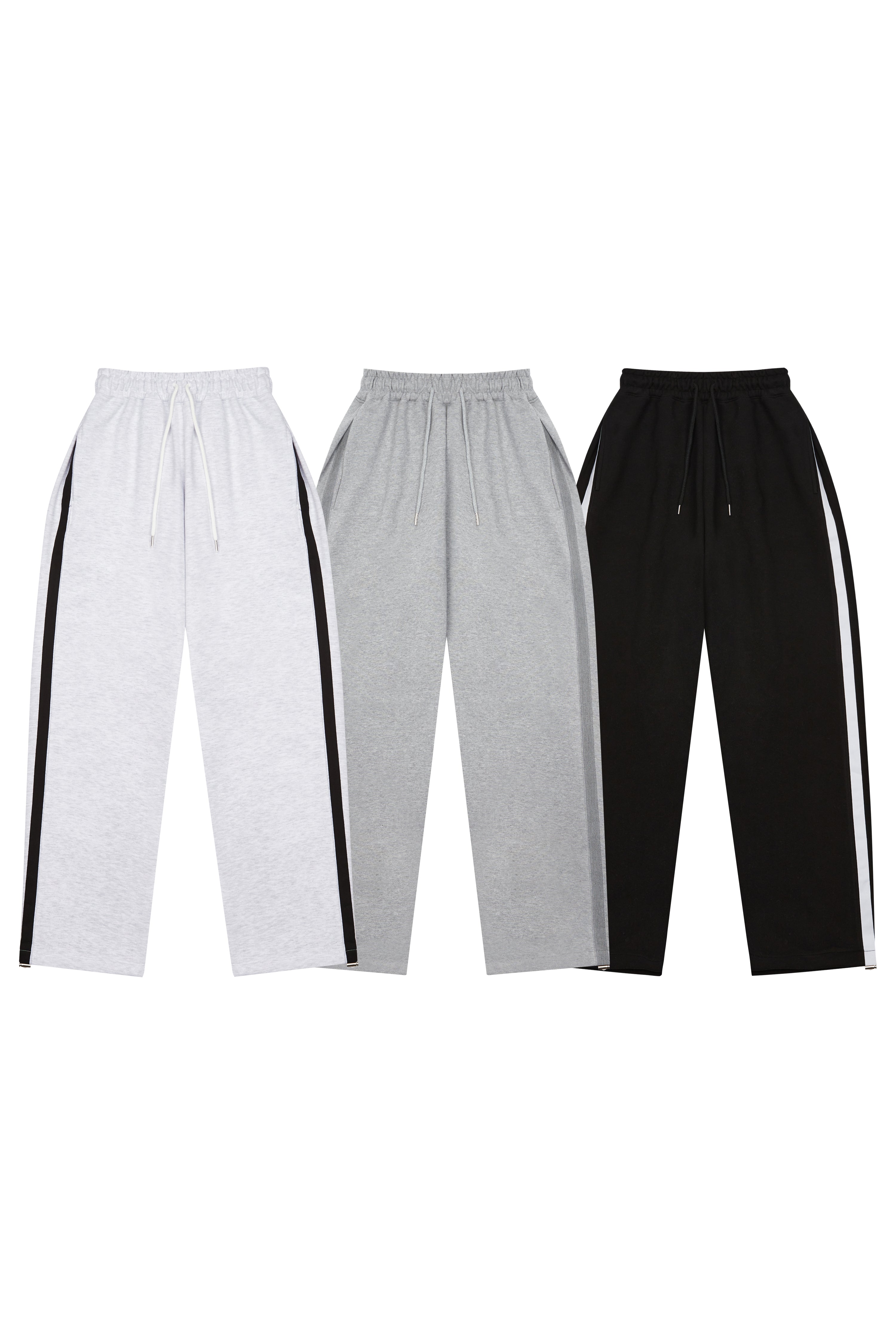 side pintuck pants 3color