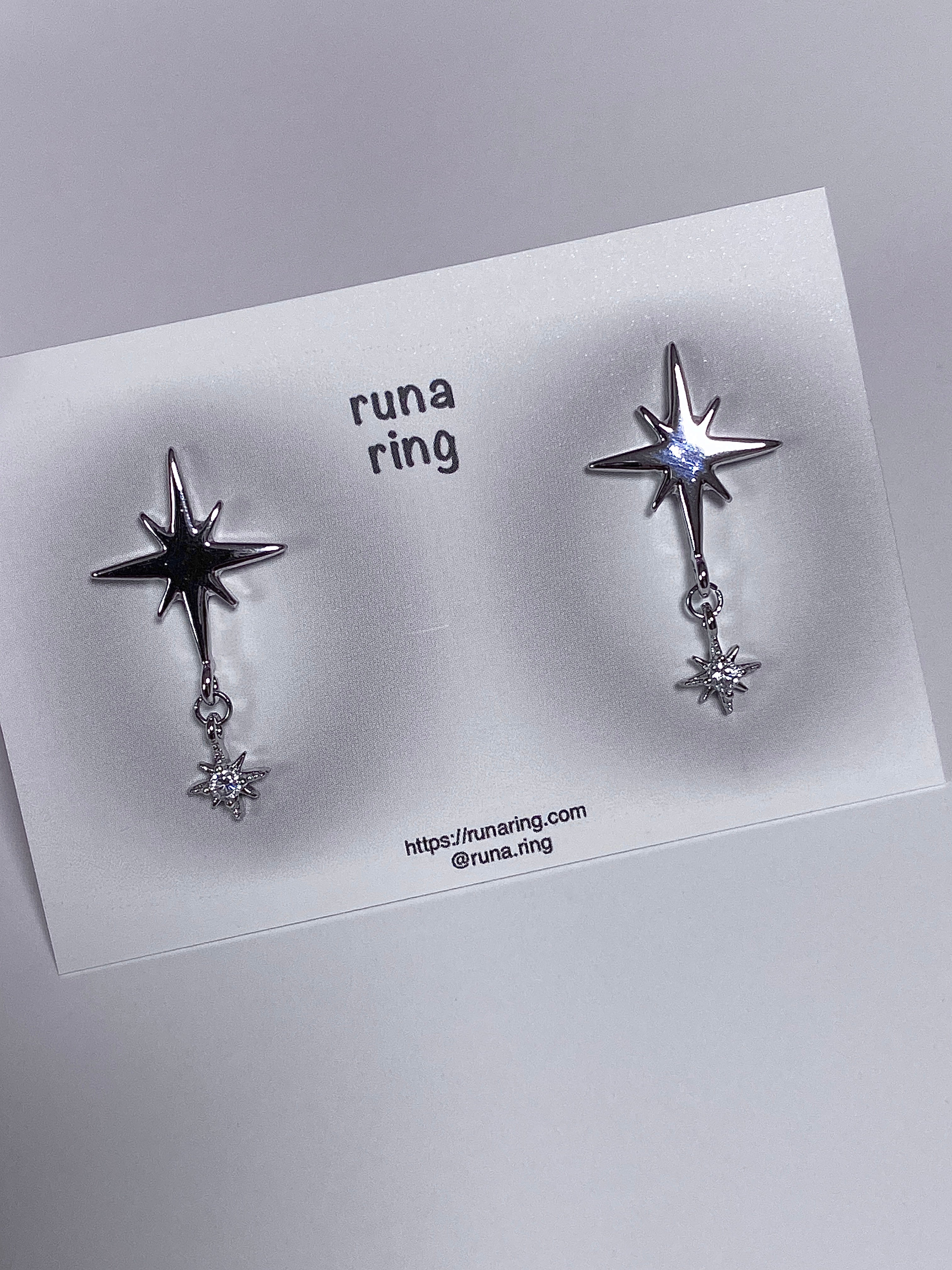 shiny earrings