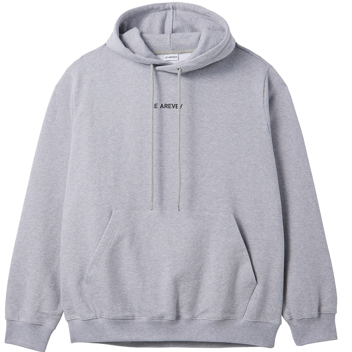 LE AREVEY ORIGINAL LOGO HOODIE GRAY