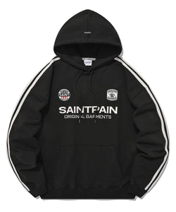 SP SAINT CLUB LOGO HOOD-BLACK