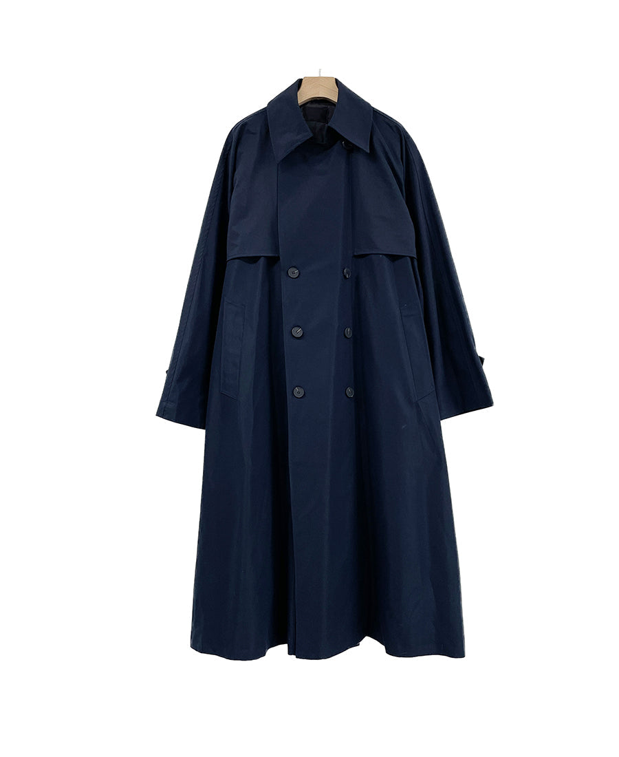 Daddy Fit Back Cape Trench Coat (3 color)