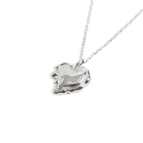 Mini Melting Heart Pendant (Silver)