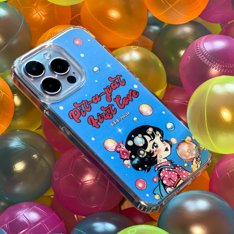 [transparent jelly hard] Pit-a-Pat First Love Phone Case