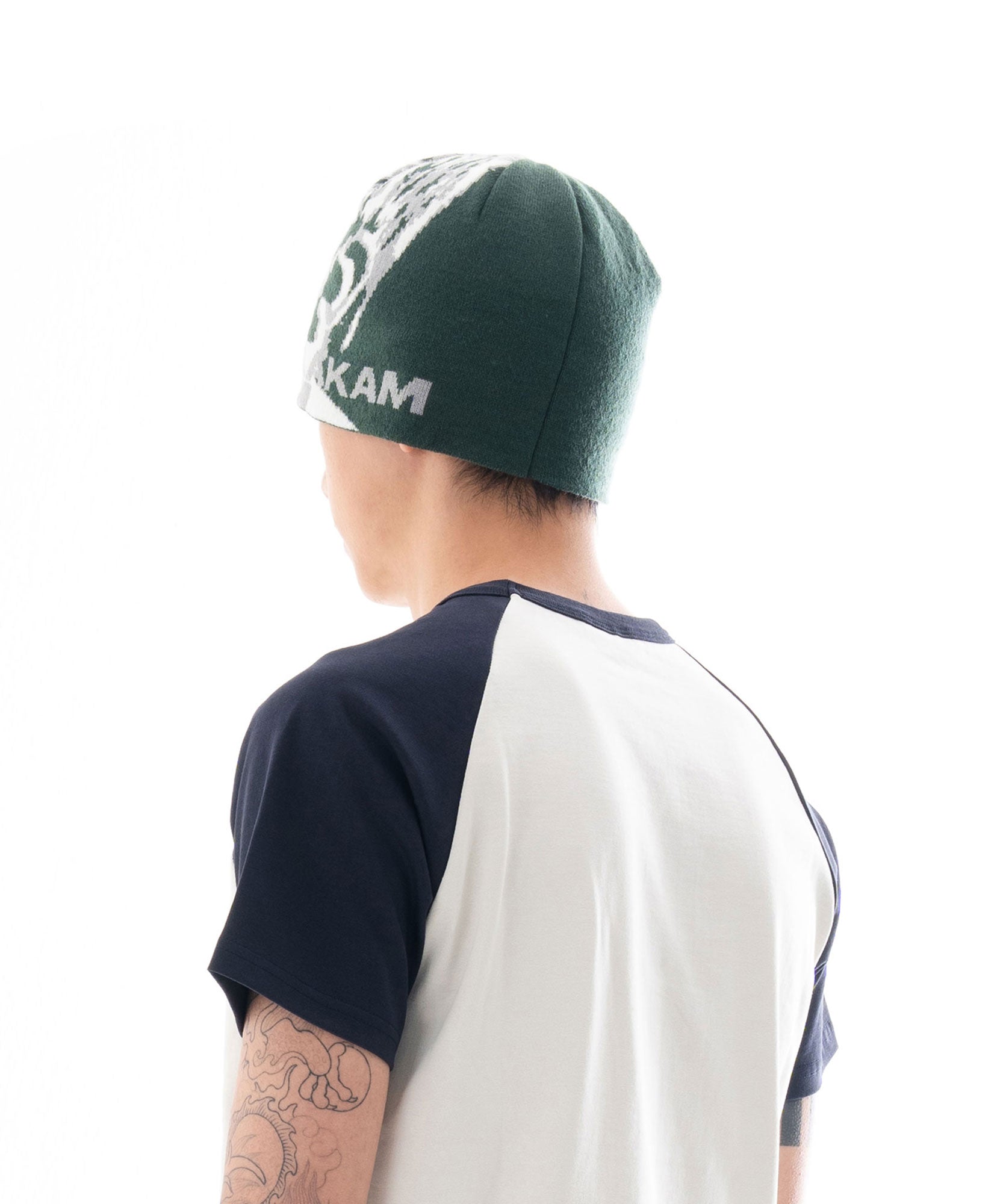 Scream Jacquard Beanie (Green)