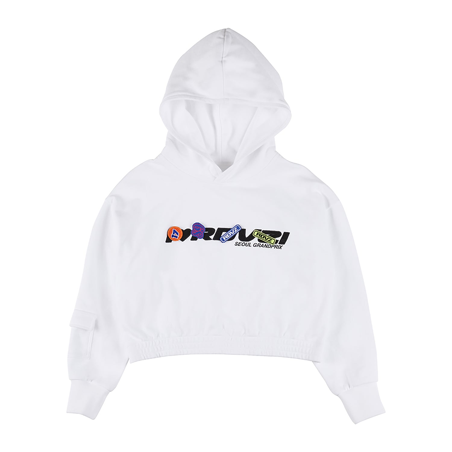 VELCRO CROP HOODIE