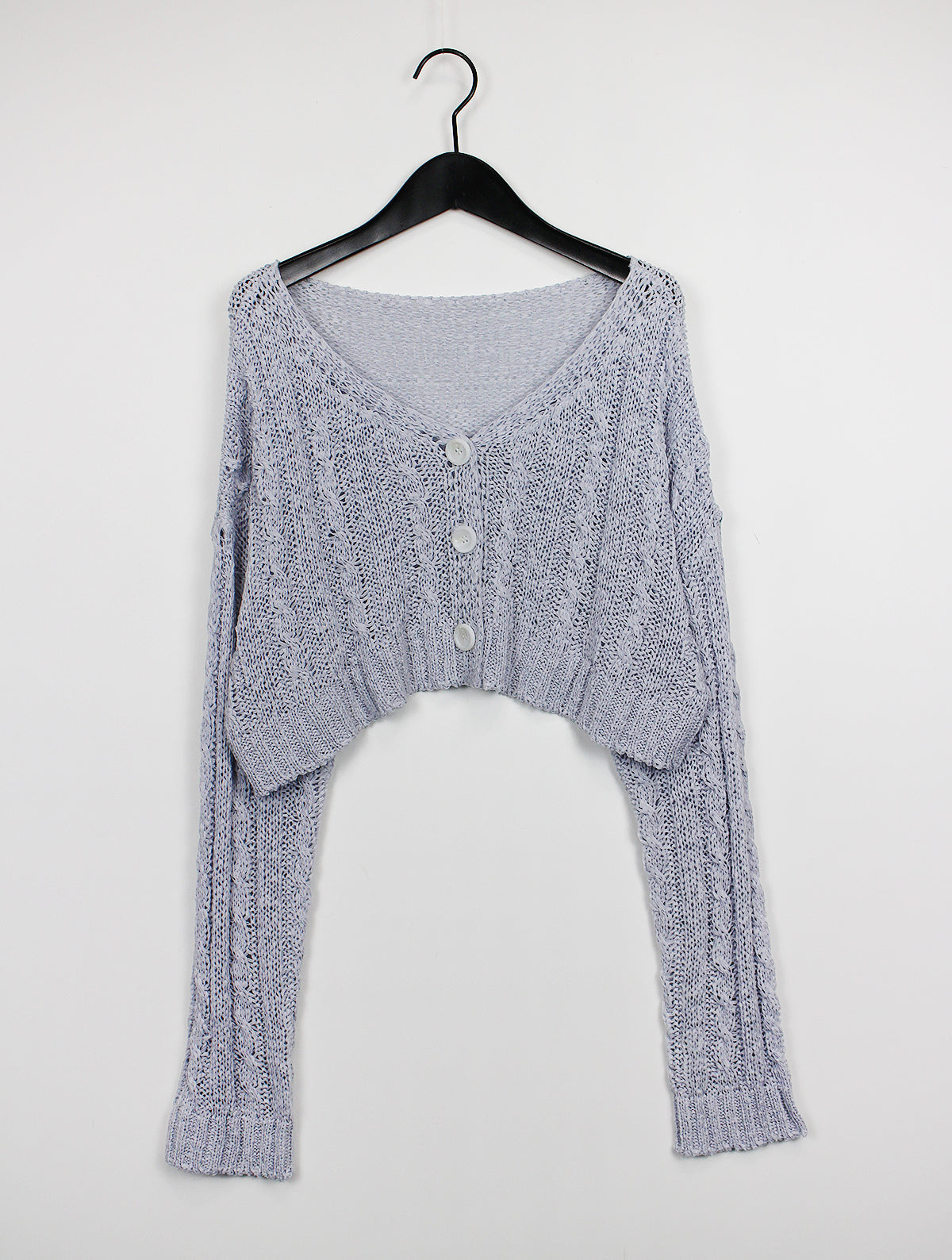 Pretzel Crop Cardigan (4color)