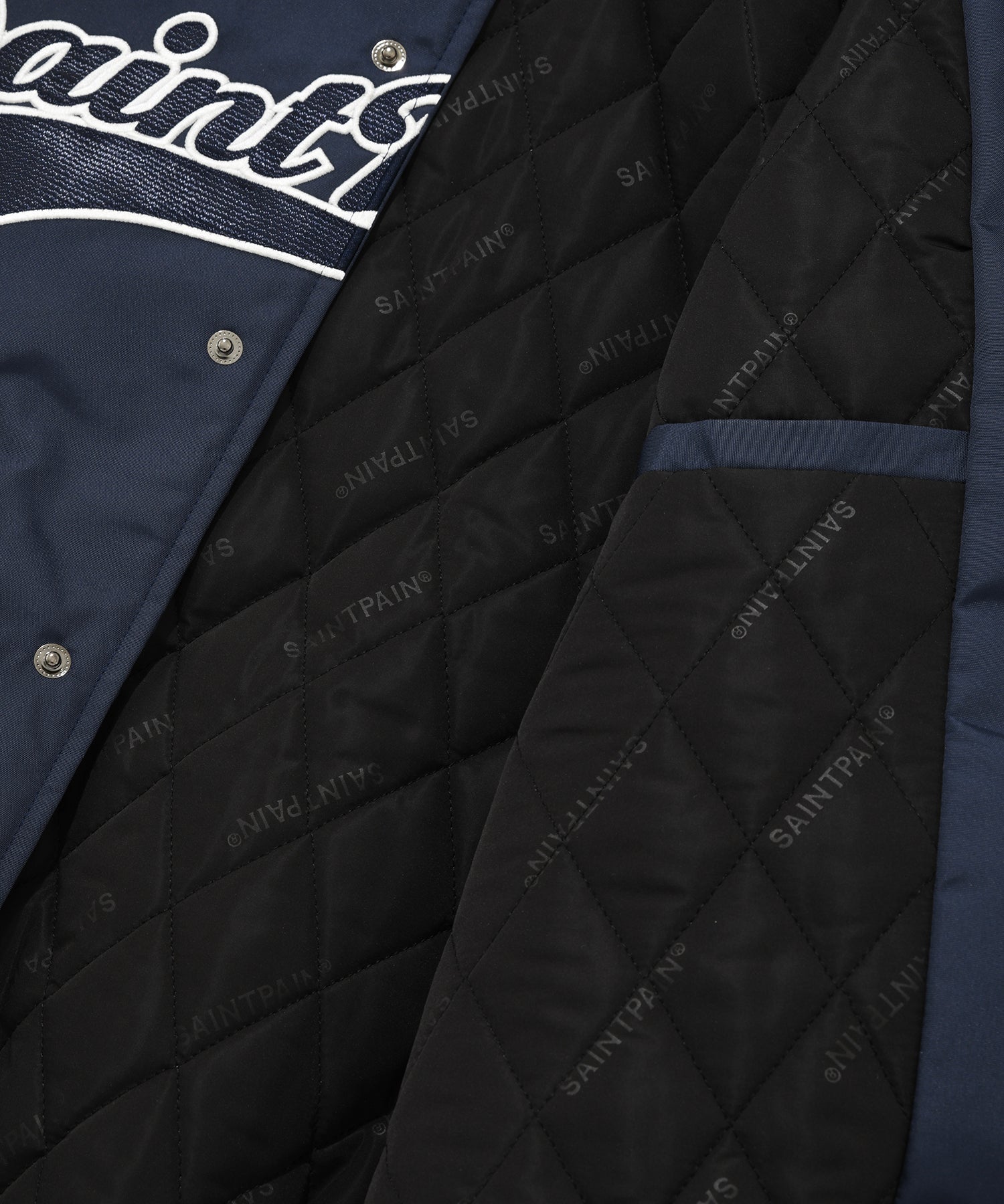 SP TEAM LOGO STADIUM JACKET-NAVY