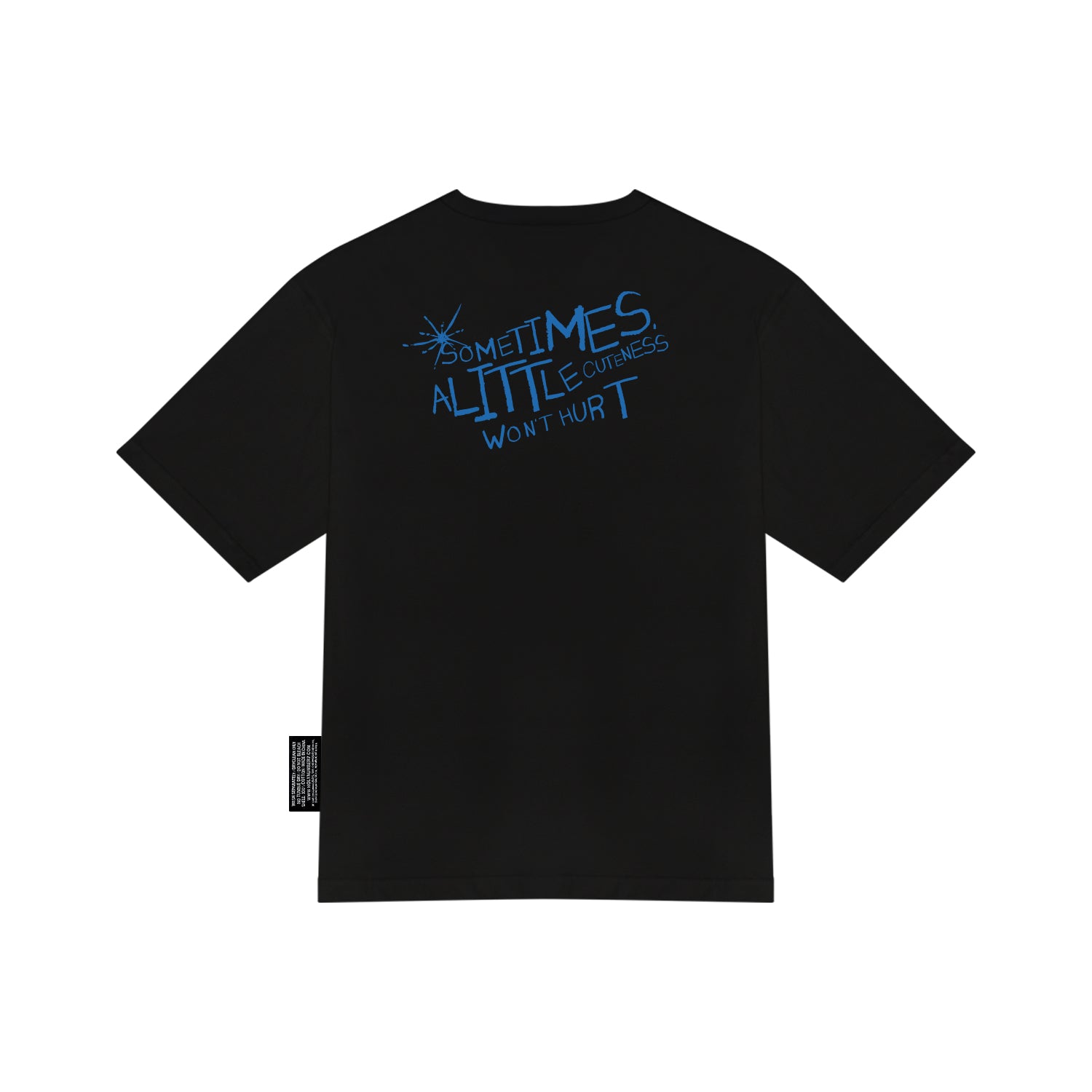 HOLYNUMBER7 X DKZ GISEOK LETTERING BLACK T-SHITRS