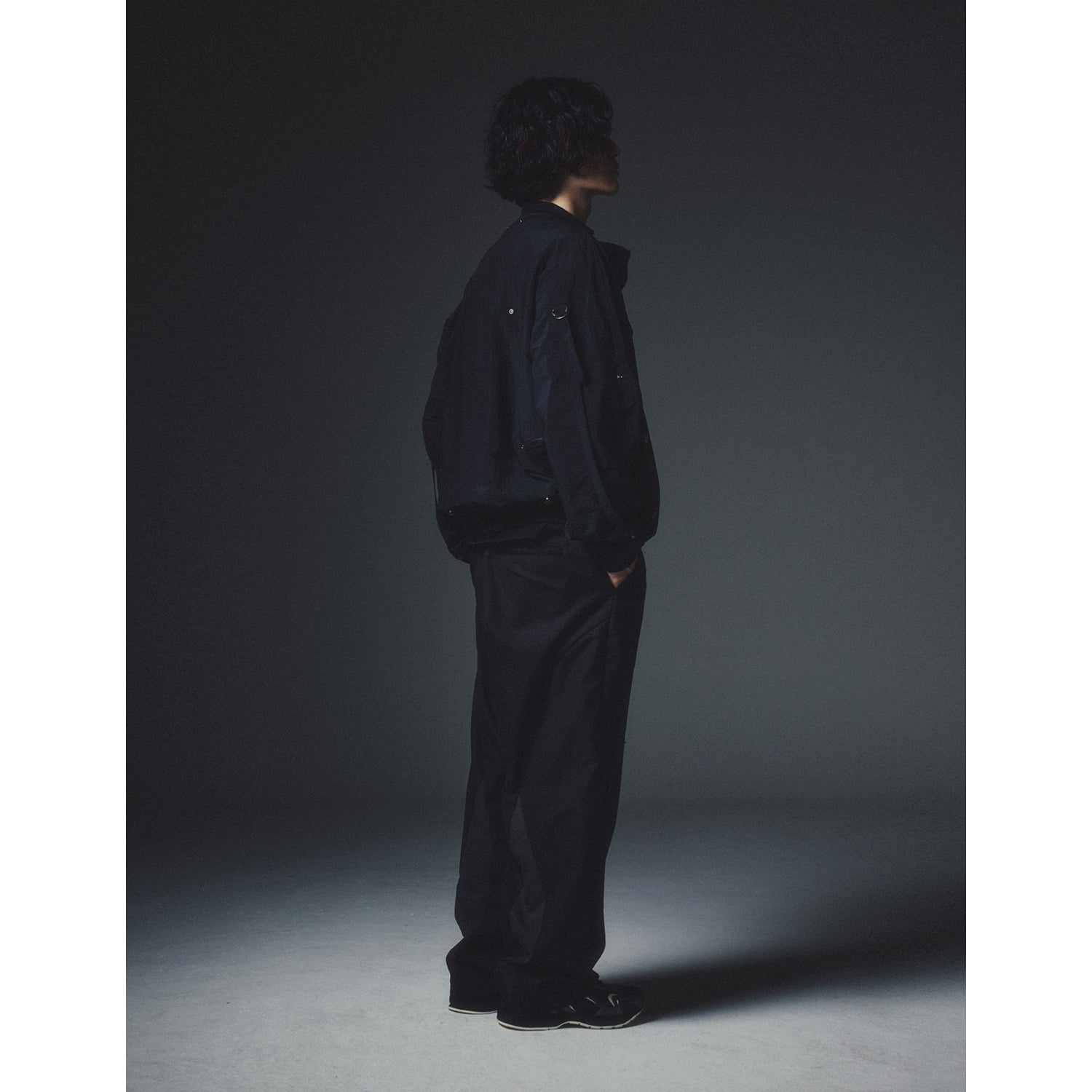 MULTI FUNTIONAL  ZIP PULLOVER JACKET_BK