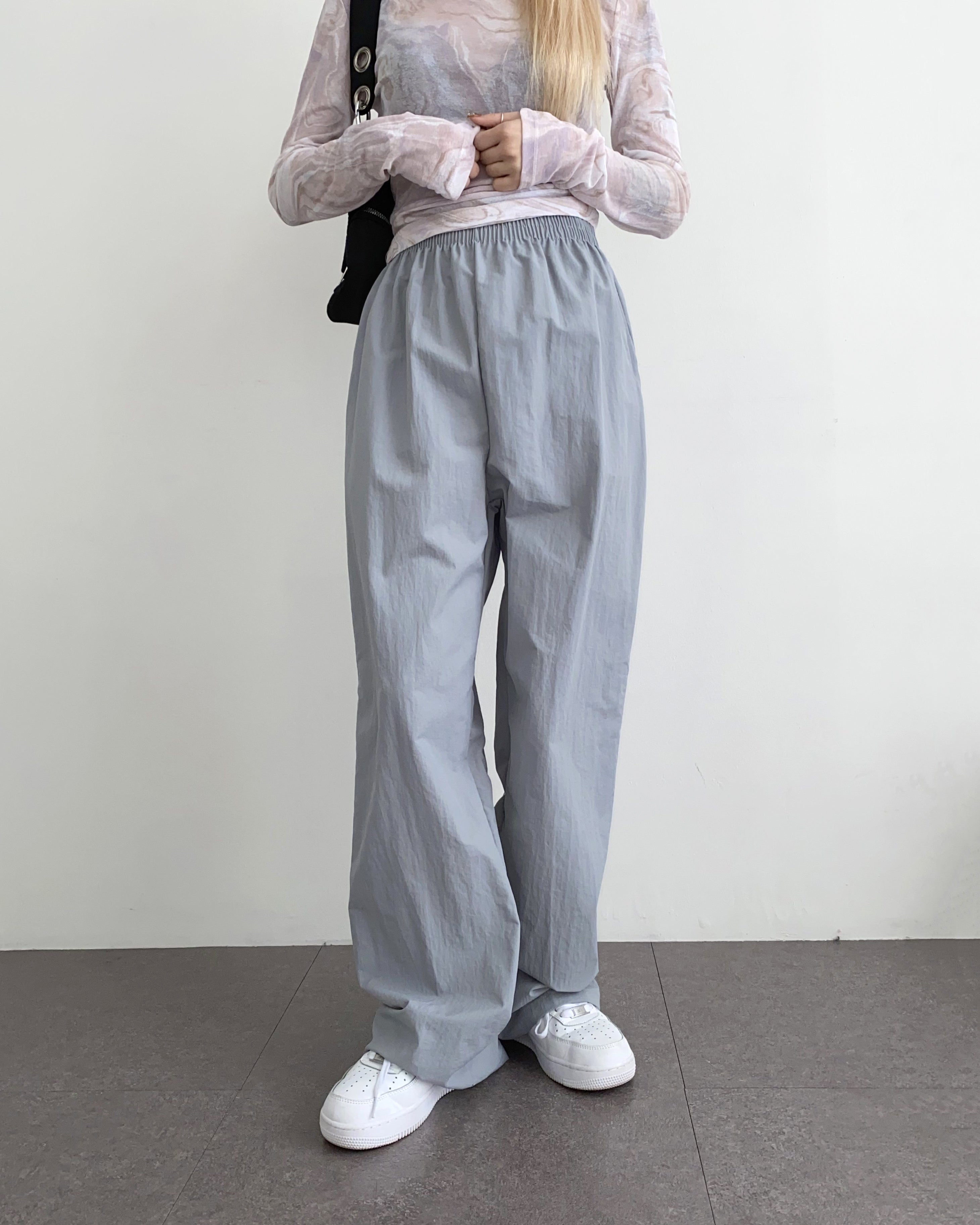 [MADE] Thames Nylon Wide Banding Pants