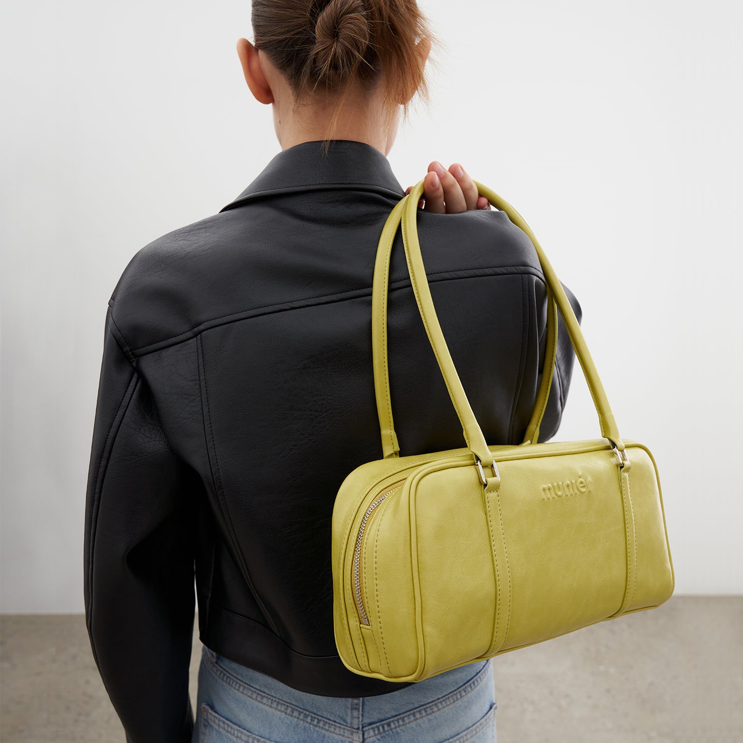 LAYER SHOULDER BAG_LIME