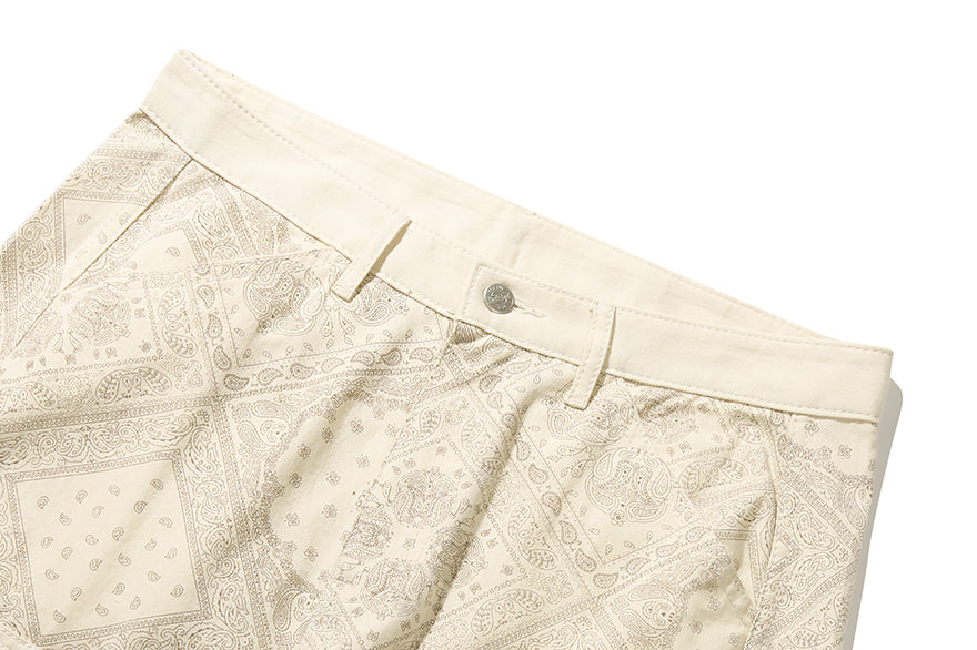 PAISLEY POCKET PANTS_OATMEAL