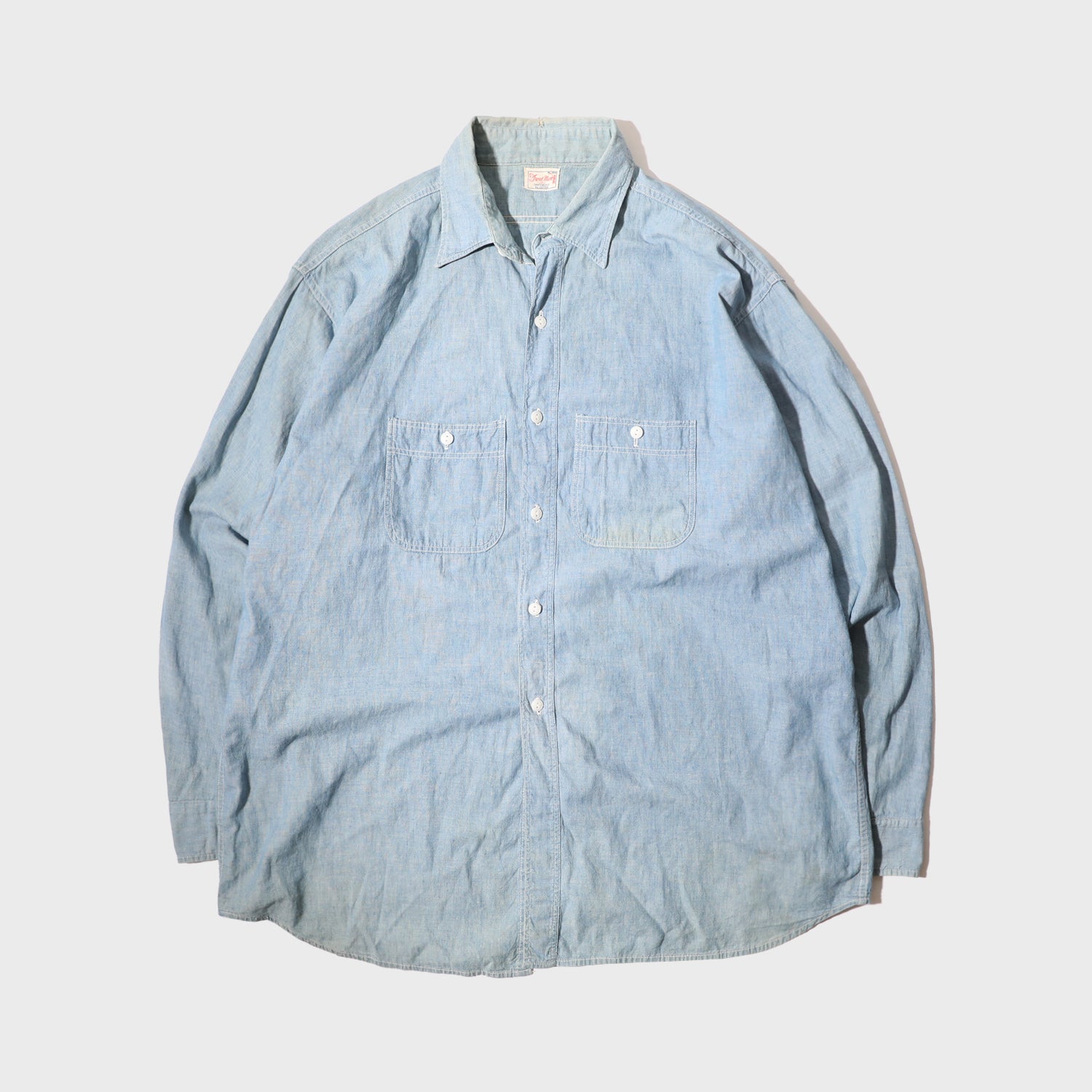 “No More War!" Chambray Shirt