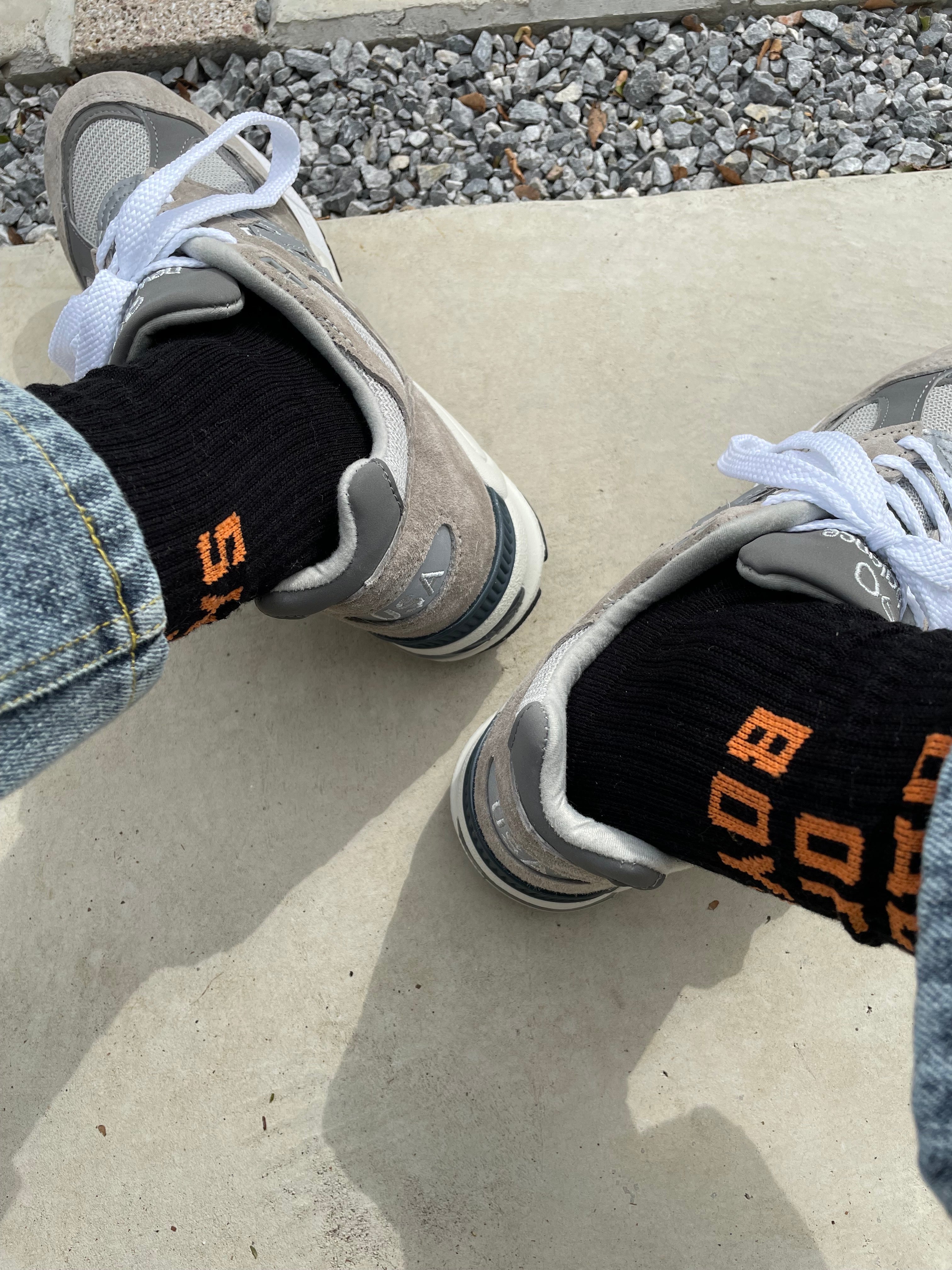 BACKOFBOYS LOGO SOCKS