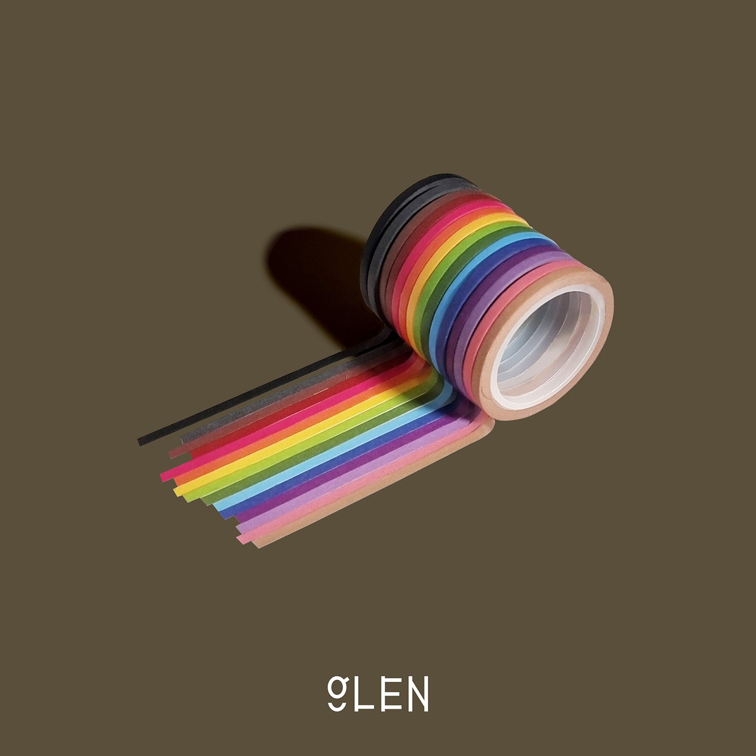 GLEN 3mm Line Washi Tape SET