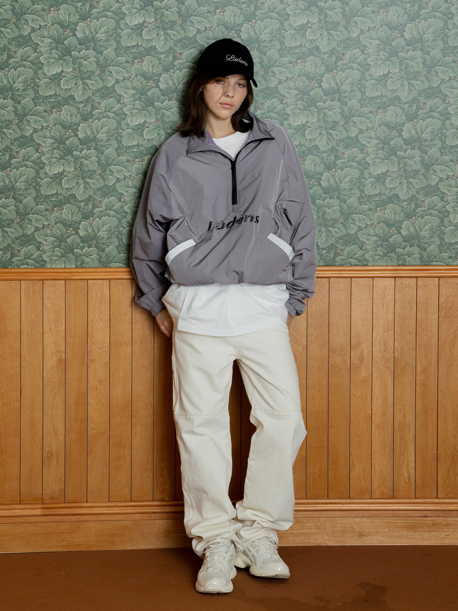 Half zip Windbreaker_Misty Lilac