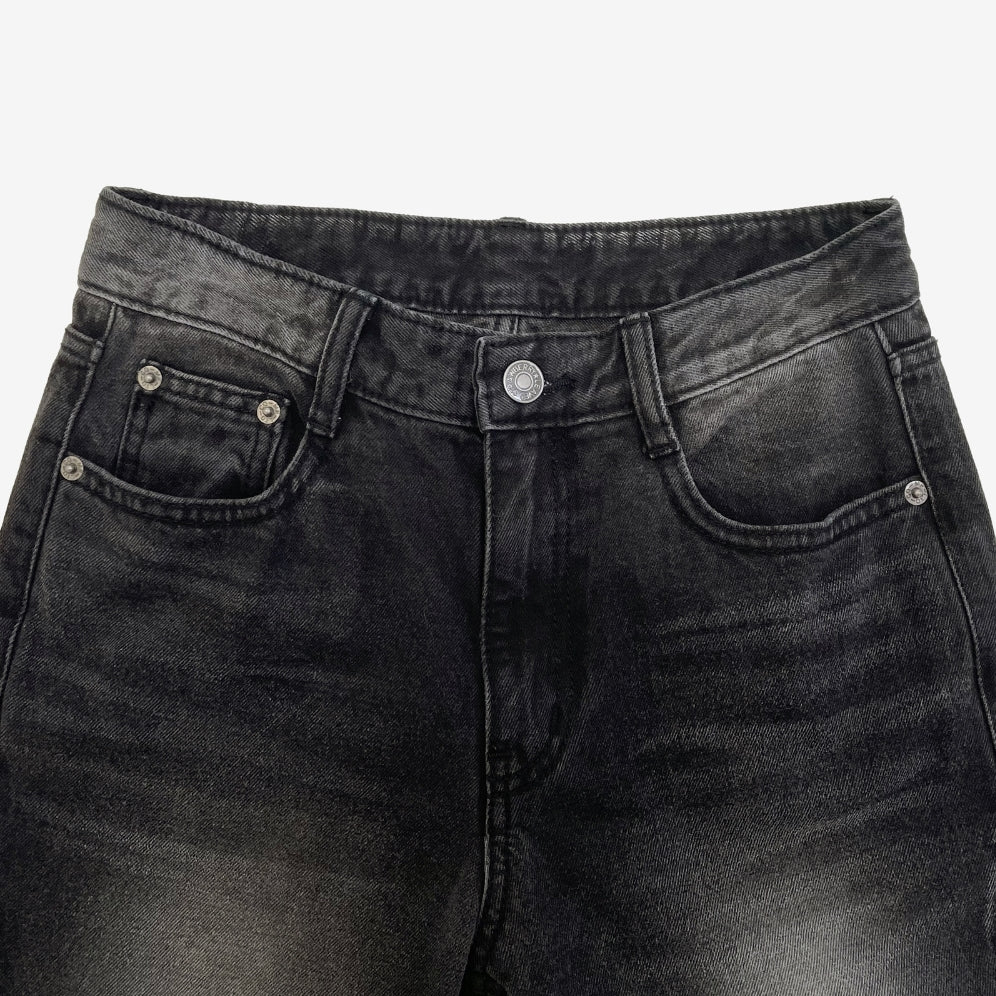 Moska vintage washed-out bootcut denim pants