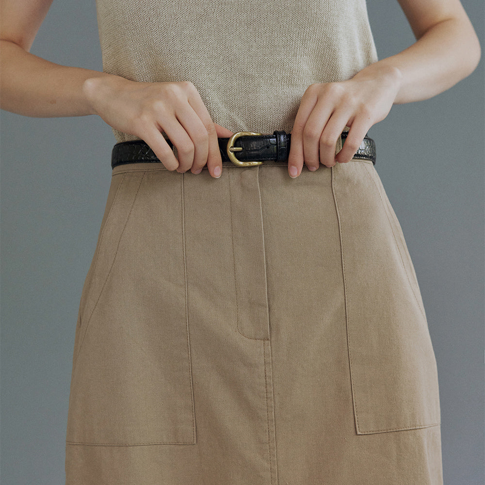 Cinnamon pocket skirt