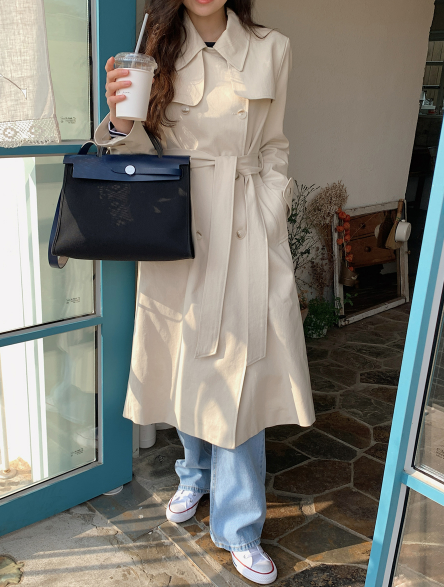 [SHOPPERMADE] Belgian Double Trench Coat (3color)