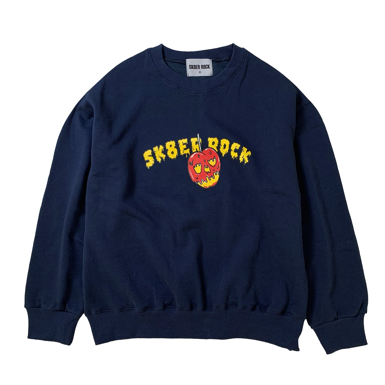 SKULL CHERRY SWEAT SHIRT NAVY