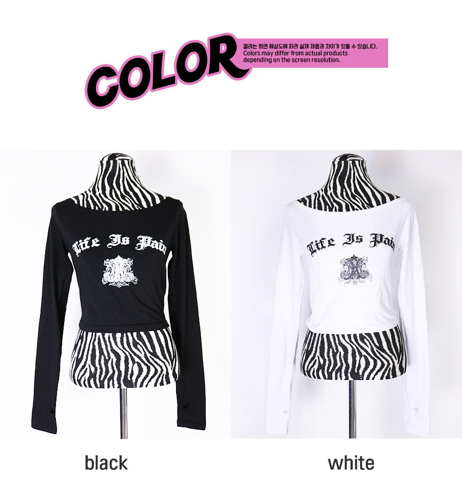 life warmer crop T (2color)