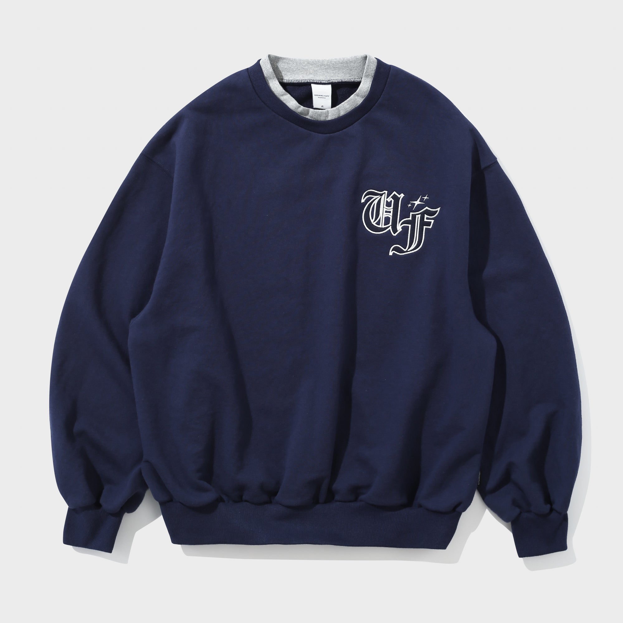 Double Crew Sweatshirt (Navy)