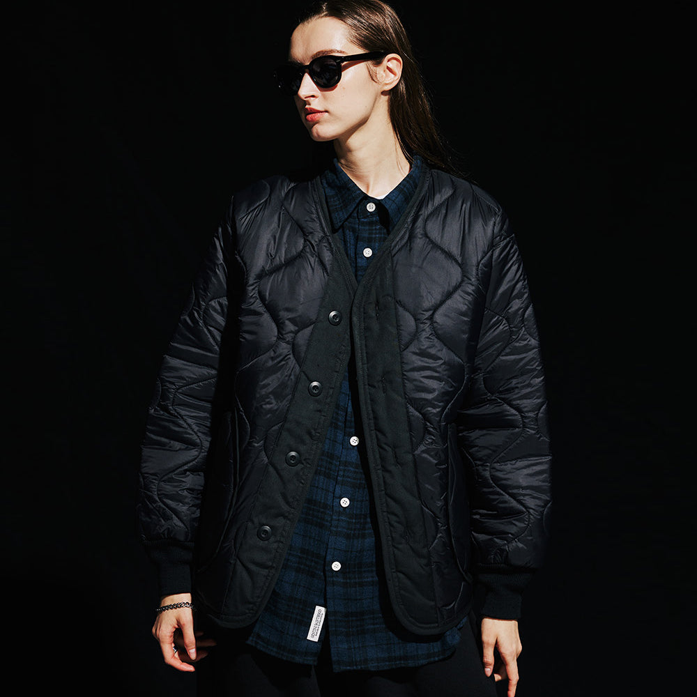 SP LINER QULITING JACKET-BLACK