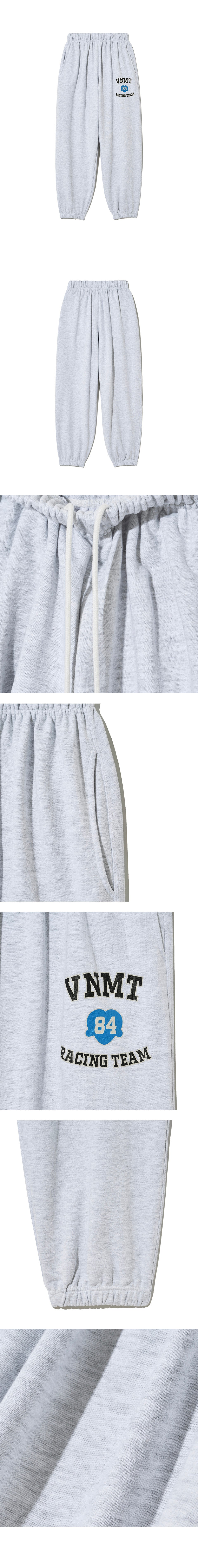 VNMT racing team oversize sweatpants_light gray