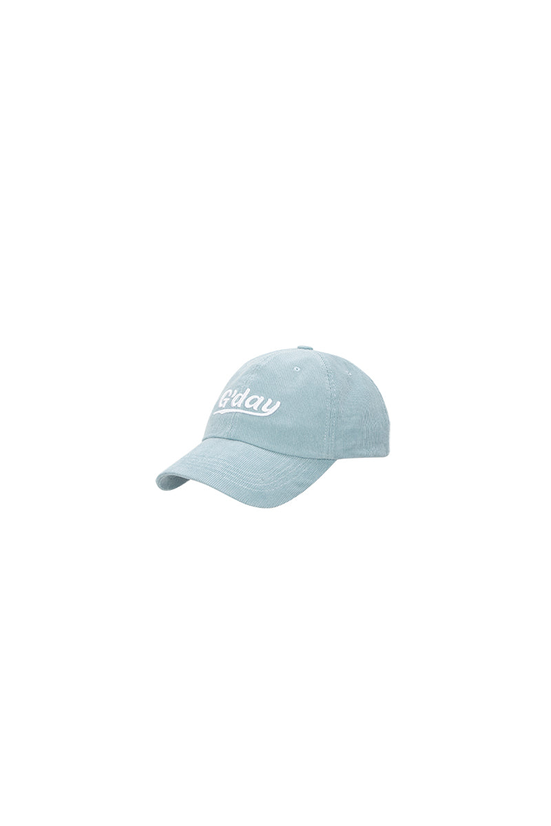 G'day coduroy ballcap(sky)