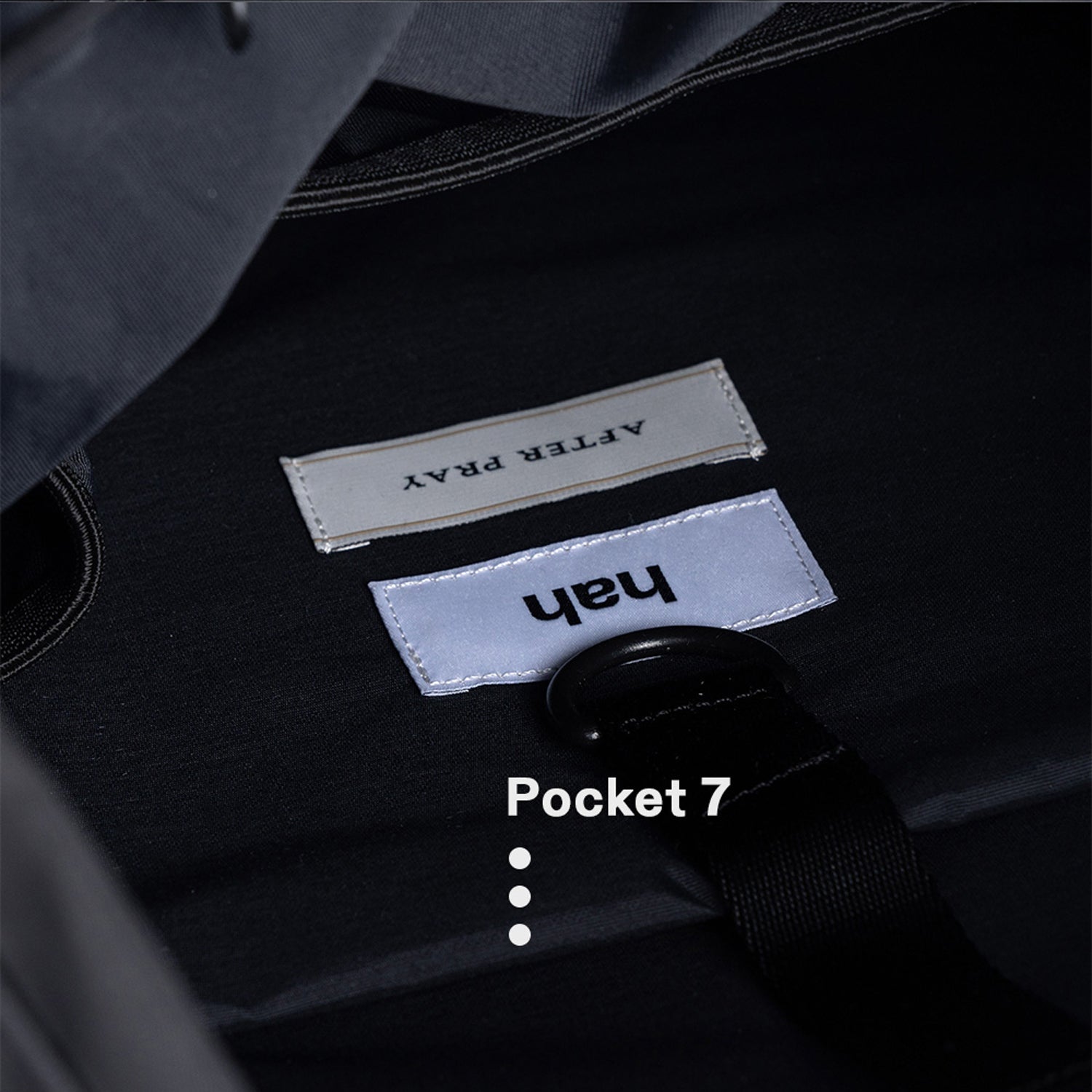 [After Pray Edition] 2-Pocket Nylon Cargo Rucksack (Silver)