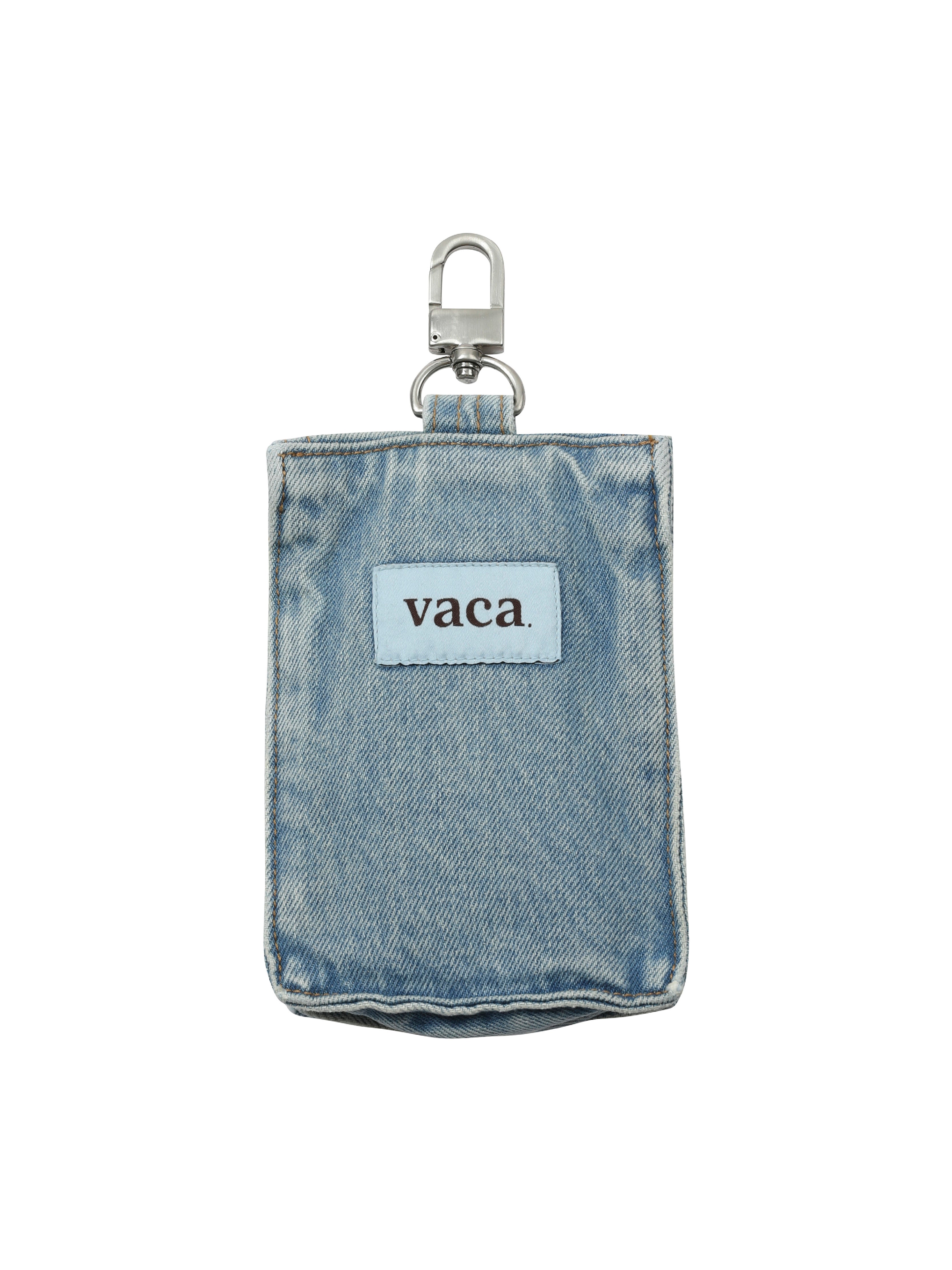 WASHING DENIM POCKET KEYRING