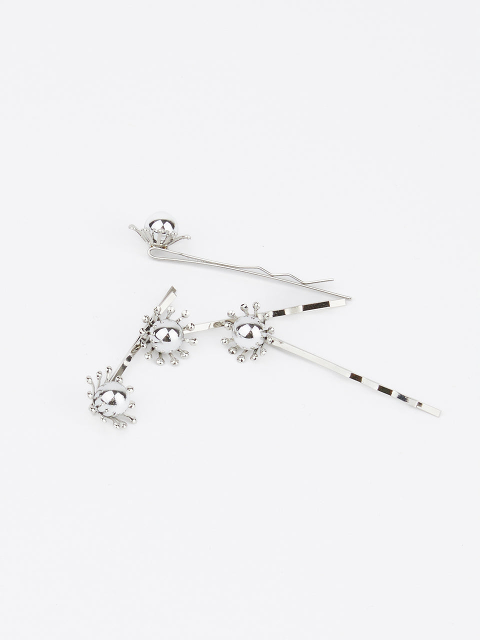 METAL SEED HAIR CLIP SET (4 PCS)