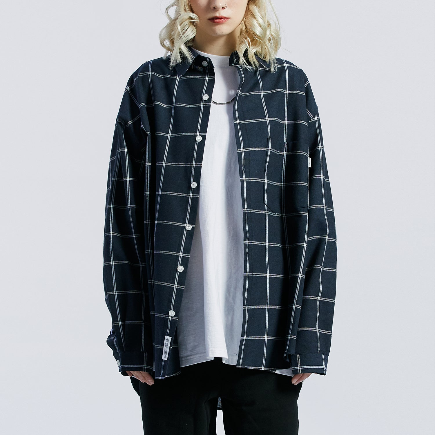 SP WINDOWPANE CHECK OVER SHIRTS