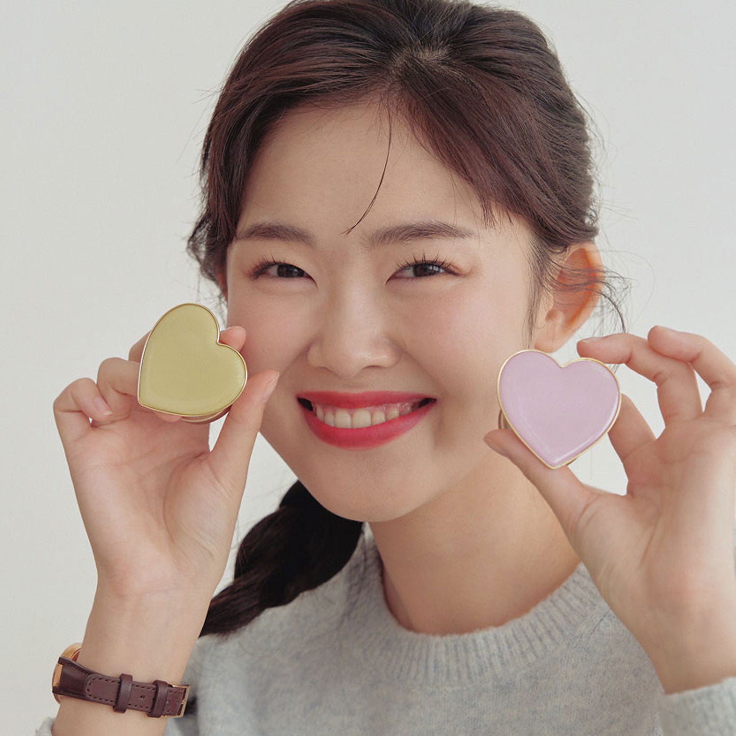 Color heart grip topk