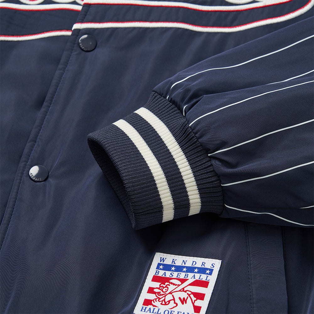 BASEBALL SCRIPT JACKET (NAVY)