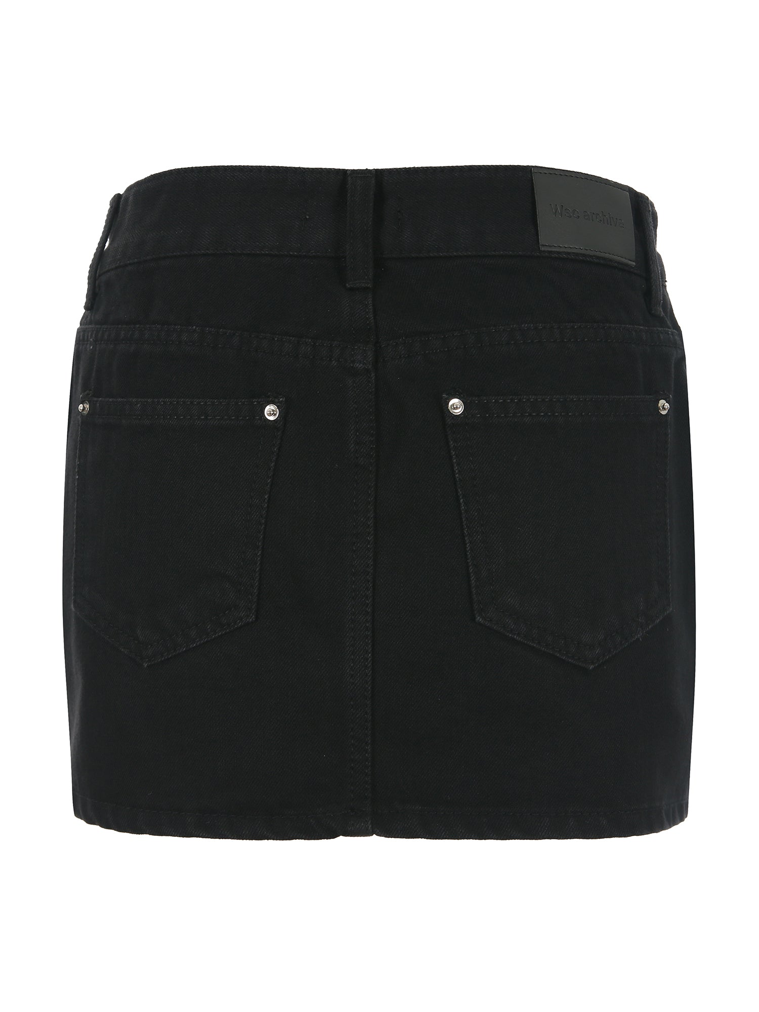 Low denim skirt 001