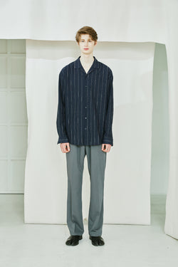 CLEAR STRIPE LINEN SHIRT