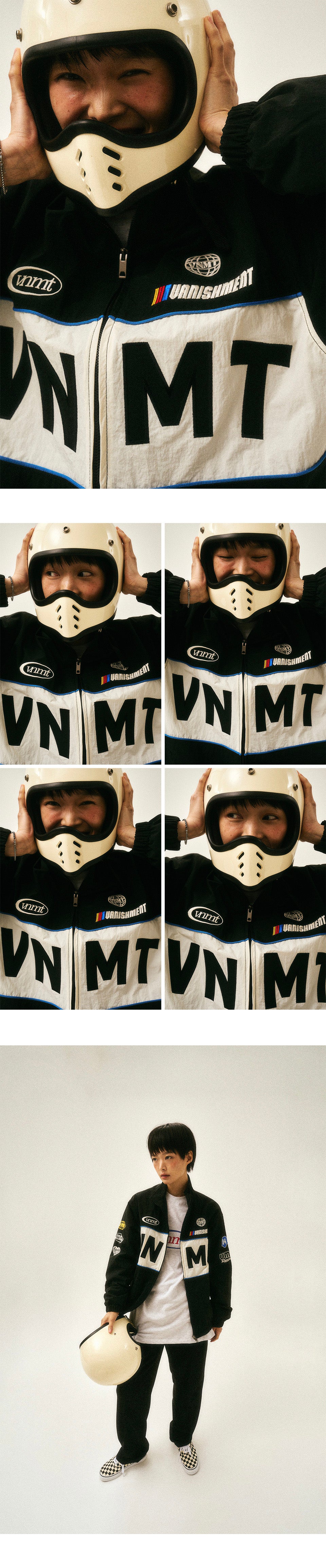 VNMT racing team patch jacket_black