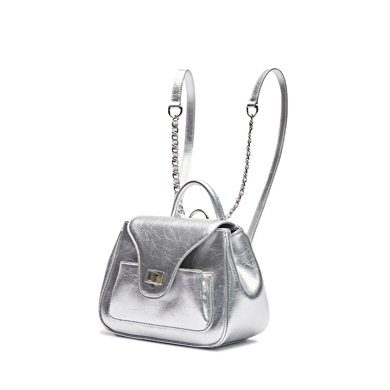 Pao Chain Backpack Silver