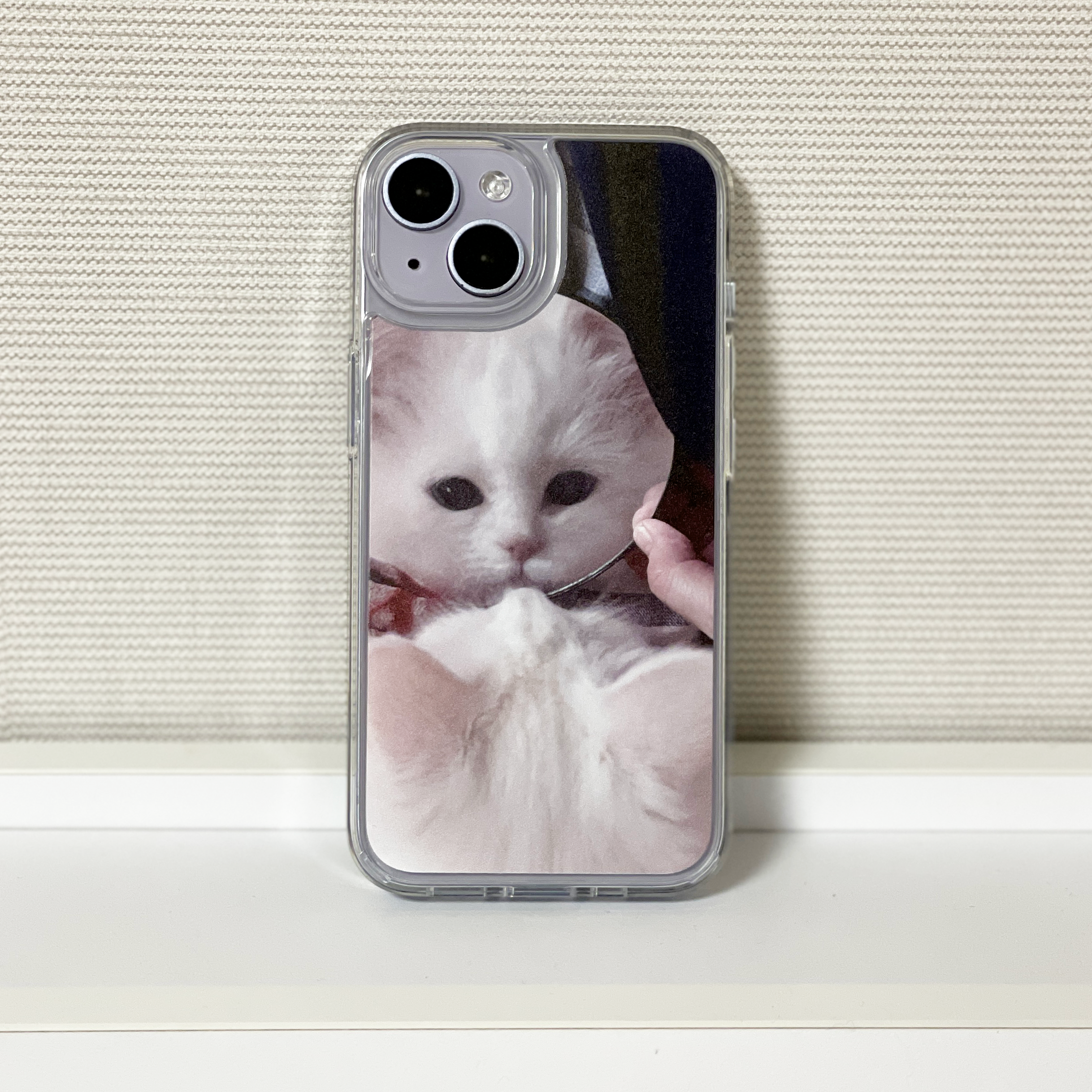 Mirror me ! ( clear jellyhard phone case ) 