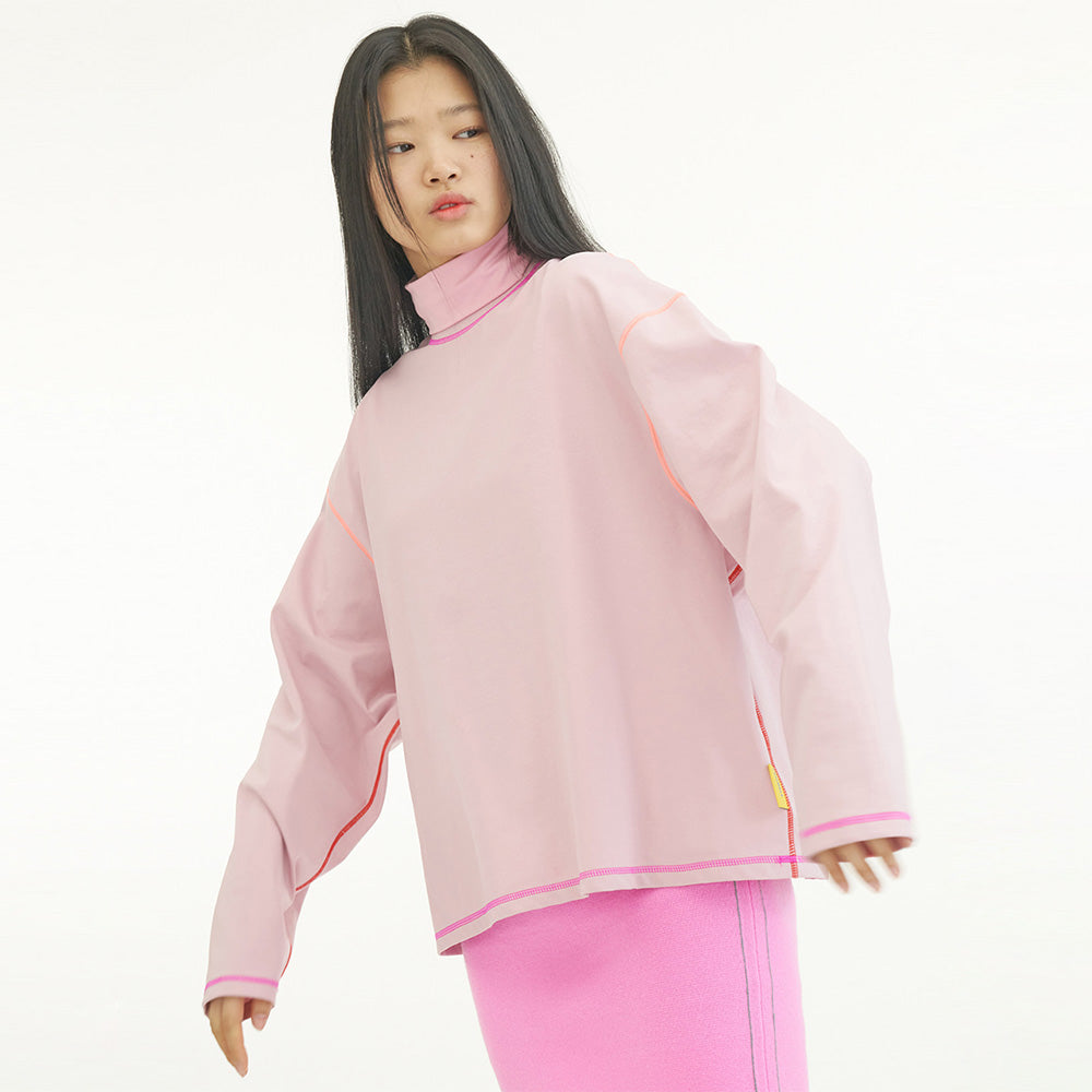 OVER AND OVERLOCKED JERSEY_PINK