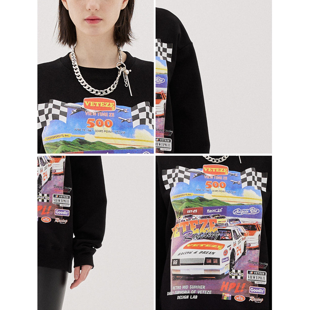 Classic Racing Sweatshirt (4 color)