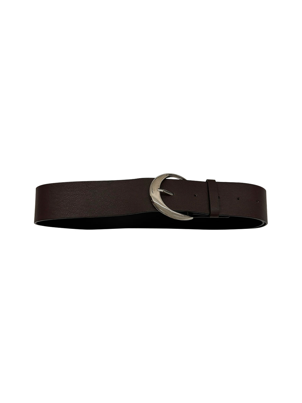 Crescent moon belt _Dark brown