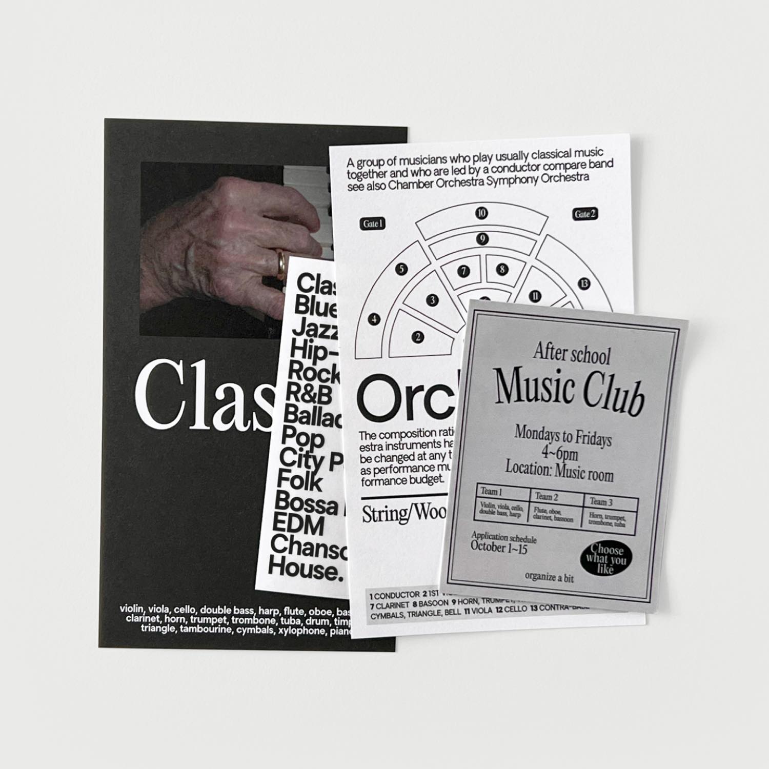 oab music pack / scrap sticker set